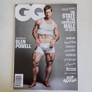GQ Gentlemen's Quarterly magazine October 2025 featuring Glen Powell